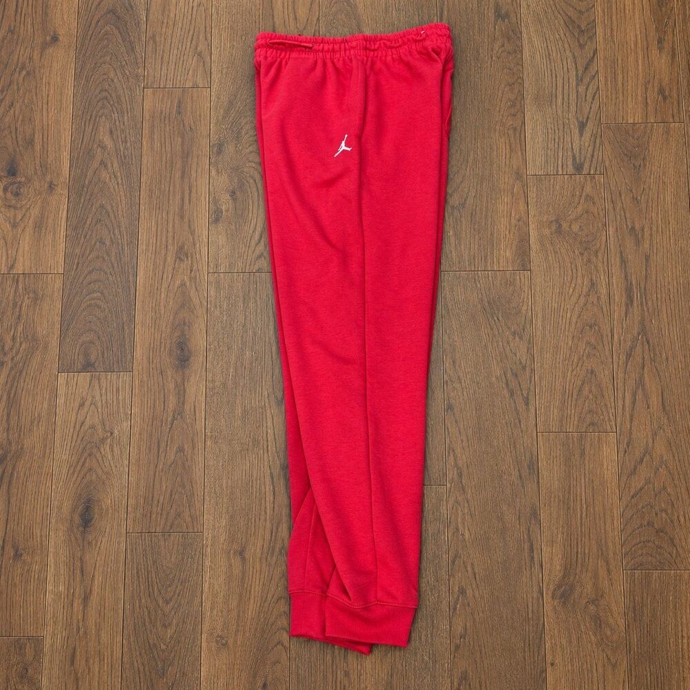 NWOT {Jordan} red Jumpman fleece joggers, youth XL.